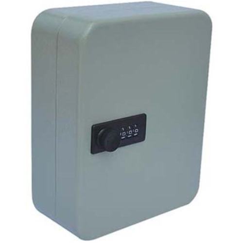 Labeled Hook Steel Key Box