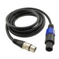 Speakon Male Cable XLR Female Speaker Cable
