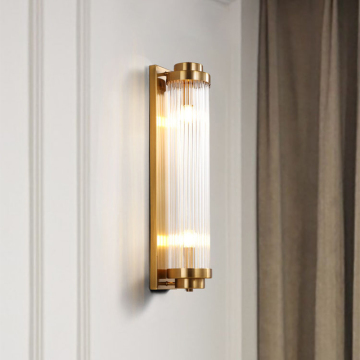Nordic Modern Golden Wall Lamp for Hotel Corridor and Villa Lighting E14