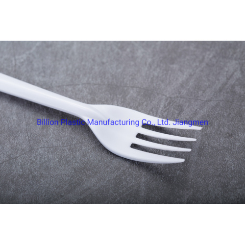 White Plastic Food Grade PP Disposable Plastic Fork