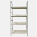 4 Tiers Bookcase with Metal Frame