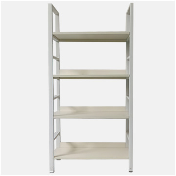 4 Tiers Bookcase with Metal Frame