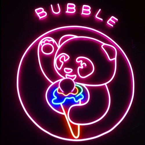 BUSINESS BRAND NEON SIGN LOGO