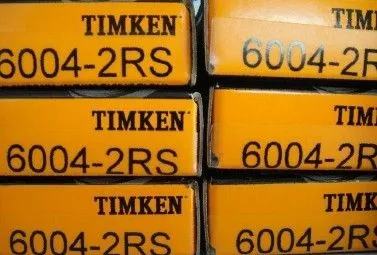 High Speed Timken Deep Groove Ball Bearings For Motors , 6004rs Iso9001 Ce