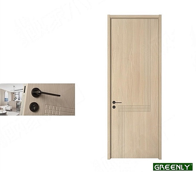 Door With Plastic Handle