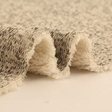 Polyester Knitting Fabric Bonding Fabric Sherpa Fleece