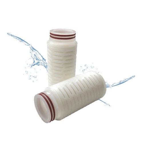 Elemento filtrante de agua plisado de membrana de nailon