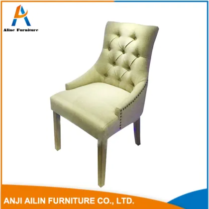Wholesale luxury dining chair with high back home dining chair