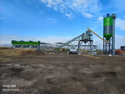 Skip Hoist Type Fully Automatic Concrete Batching Plant