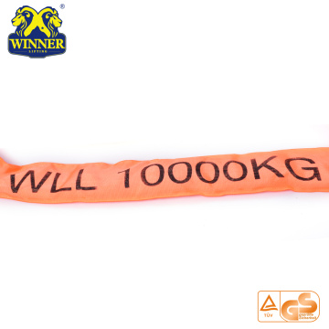 EN1492 Standard WLL 10Ton Polyester Round Sling For Lifting