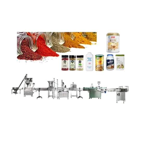 Automated Milk Powder Packaging and Canning Production Line