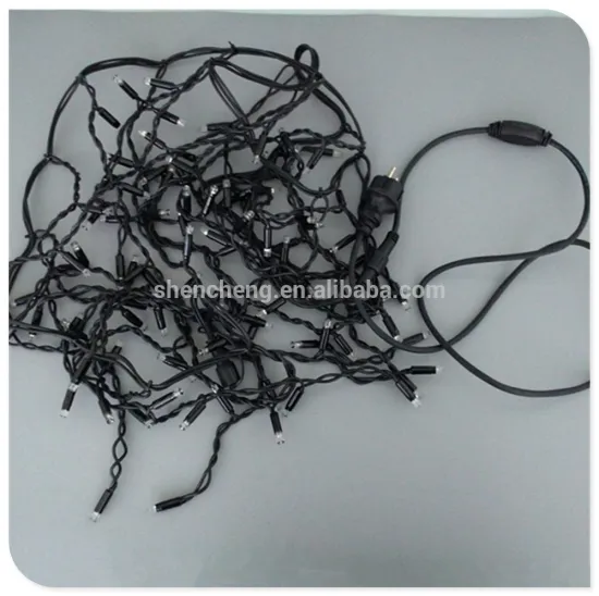 rubber cable led christmas icicle light