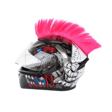 Punk Motorcycle Helmet Decorations: Cockscomb for Harley Davidson