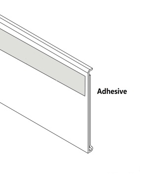 Wholesale Plastic PVC VH39 Hook Price Tag Holders for Supermarket Shelves