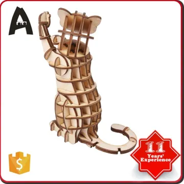 Good service factory supply diy puzzle rabbit model