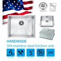 CUPC Farmhouse Handcrafted Stainless Steel Sink