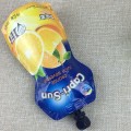 Custom juice liquid packaging 330ml stand-up spout-bag