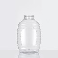 16 oz de botellas de compresión de miel de plástico transparente recargable