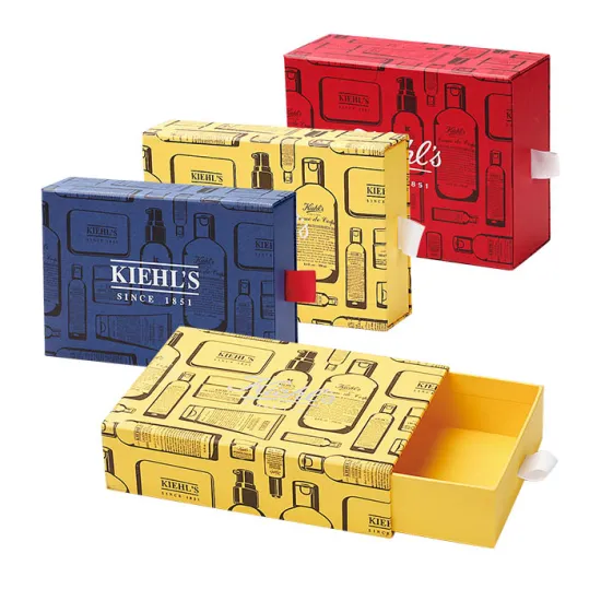 Color Rigid Sliding Drawer Paper Box