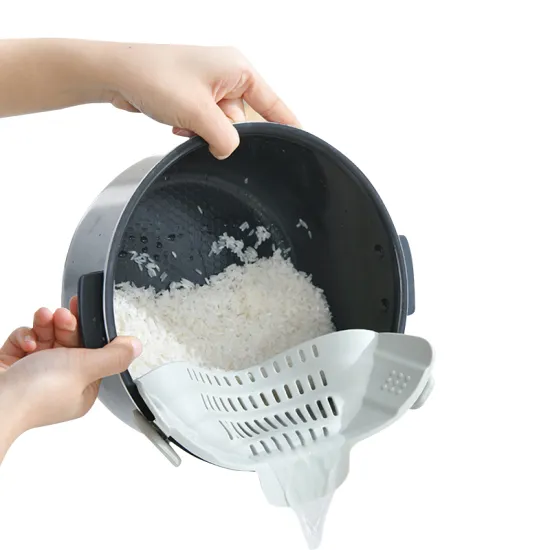 Factory Kitchen Snap N Strain: An Adjustable Silicone Strainer for Pots, Pans, and Bowls