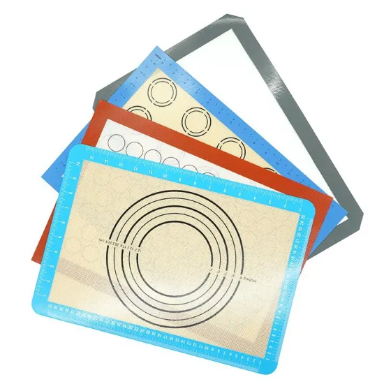 Winco Silicone Non-Slip Baking Mat for Pastry and Baking