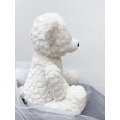 Cute lazy white teddy bear plush toy