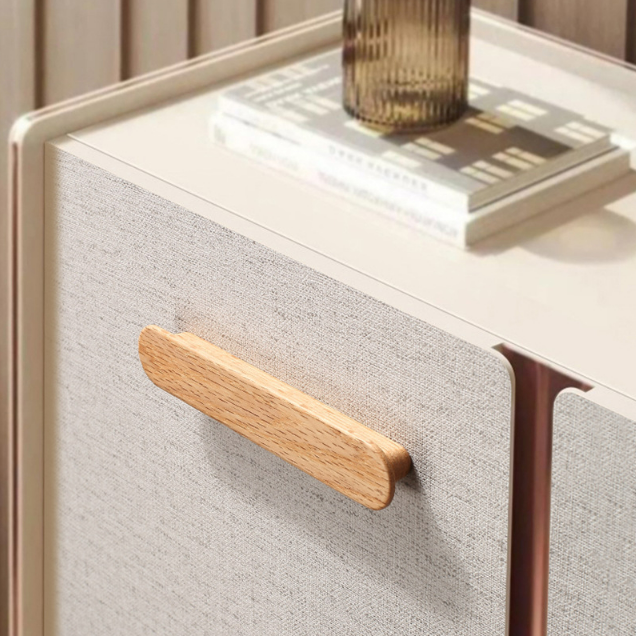 Minimalist wooden wardrobe handle
