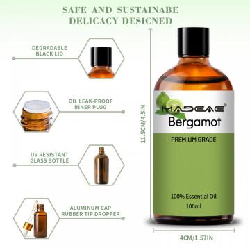 Bulk Wholesale Pure Nature Essential Oil Bergamot Oil For Hair Use