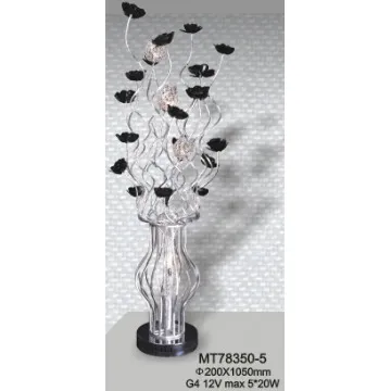 Hot selling aluminium light silver table lamp