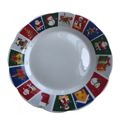 Round Ceramics Charger Plate Set