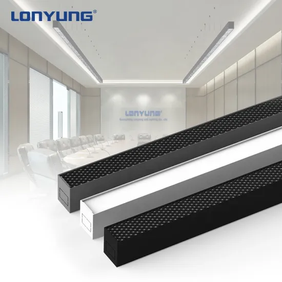 Aluminum Suspended Linkable LED Pendant Linear Light 1.2m/2.4m (4ft/8ft) Rectangle Indoor Office Ceiling Lamp