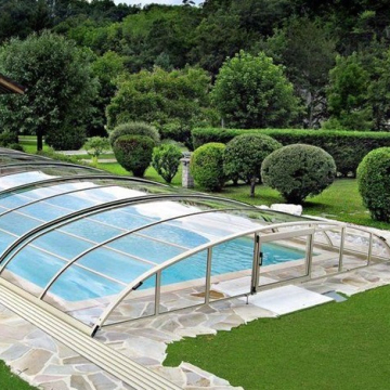 Clear Plastic PC Roofing Sheet - Polycarbonate Material Swimming Pool Cover