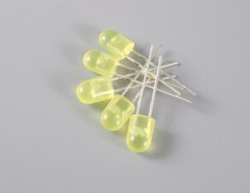 5mm Oval Yellow Light Difussed Lens LED for Billboard