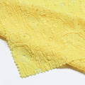 Tejido Jacquard arrugado de poliéster colorido de moda para vestido