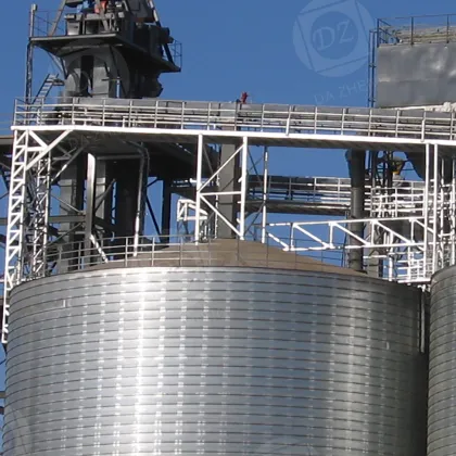 Galvanized steel silo for new energy materials
