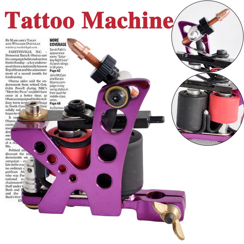 Purple tattoo machine