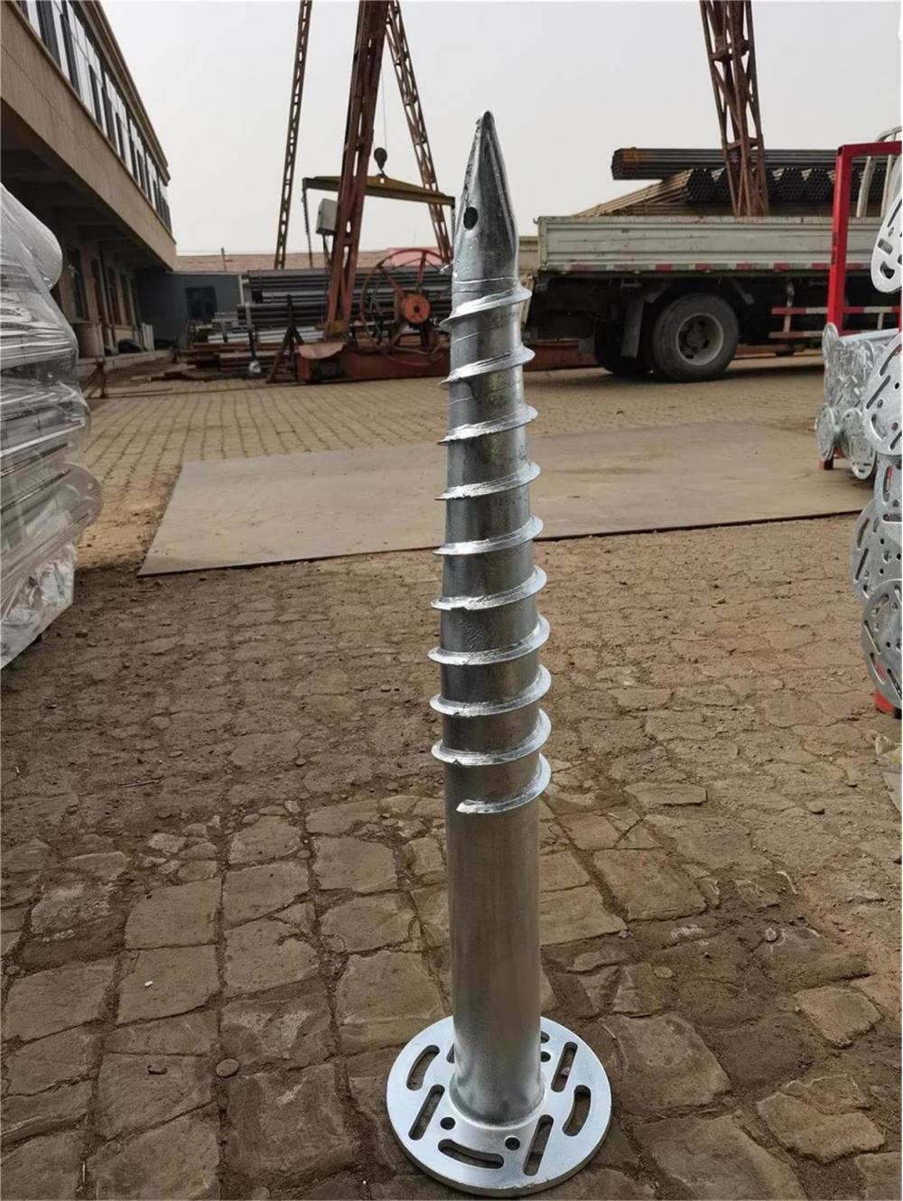 Automatic Welded Ground Screw Pile Foundation