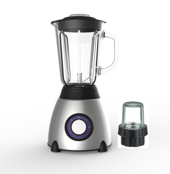 2 dalam 1 Pemproses Makanan Licuadoras 1.5L Home Gunakan Blender Portable Manual