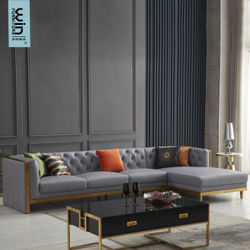 Современная мебель для гостиной светлый роскошный диван