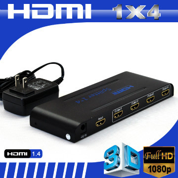 1X4 HDMI splitter 1.4 4KX2K