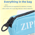 Beg pen cetak poliester zip besar untuk kanak -kanak