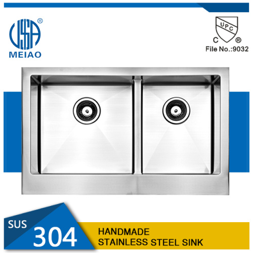 Undermount Farmhouse Sink High-quality Stainless Steel 304 Apron Front Kitchen Sink Manufactory