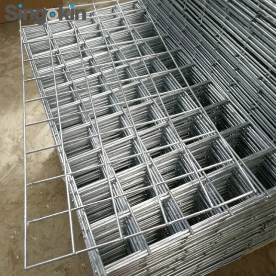 Galvanized Wire Square Mesh Fence - 3x3 Galvanized Welded Mesh Panel