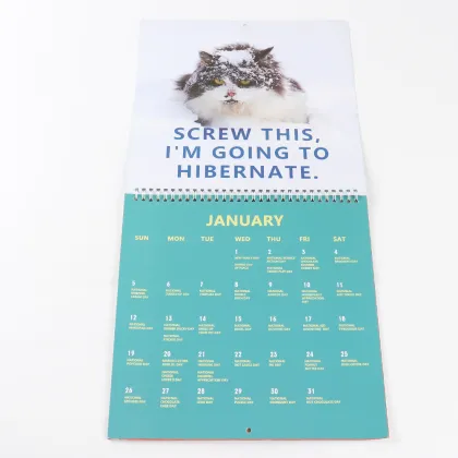 Hanging Calendar Large Monthly Paper Calendar For Wall