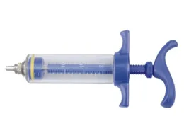 Veterinary Plastic Steel Syringe