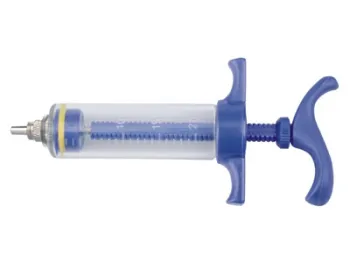 Veterinary Plastic Steel Syringe