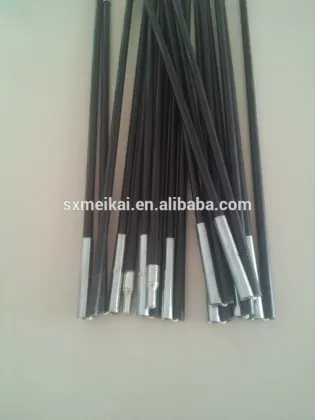 Fiberglass Tent Poles Black