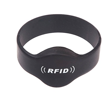 TK4100 125KHz Waterproof Reusable Silicone Wristband for Door Access Control System