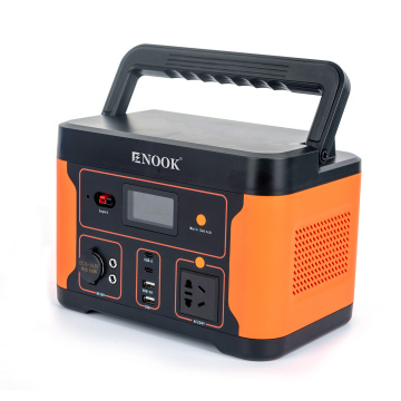 Przenośna bateria magazynowa energii 500 W z panelem słonecznym i portem USB-C