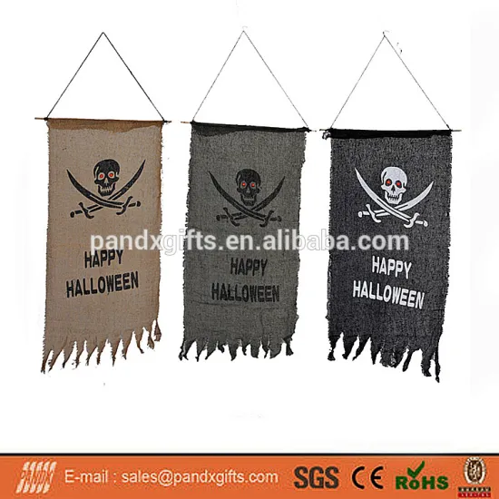 HALLOWEEN HANGING PIRATE FLAG FOR HALLOWEEN DECORATION&PARTY EVENT